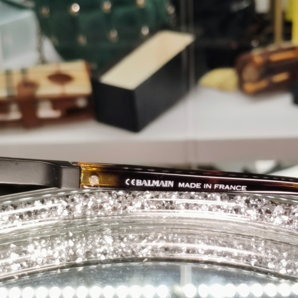 Balmain Pink and Gold Sunglasses BL2522B